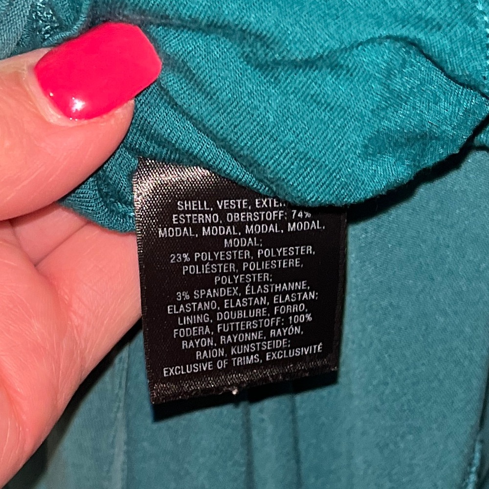 Anthropologie Maeve Teal Azores Halter Sleeveless Midi Dress Size Medium - Picture 10 of 10
